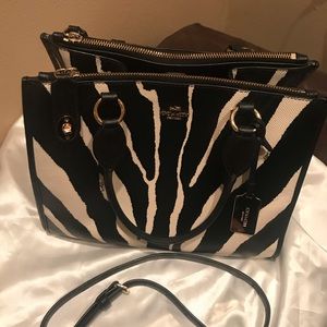 Coach Zebra Purse